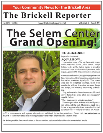 Joseph Selem In The Brickell Reporter